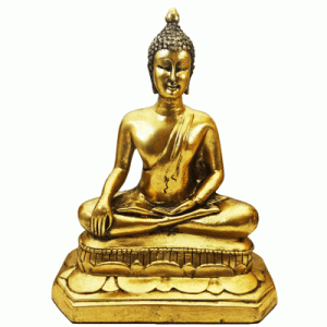 Buddha Meditating (Gold)