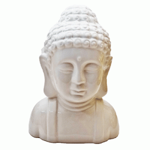 Buddha head (White)