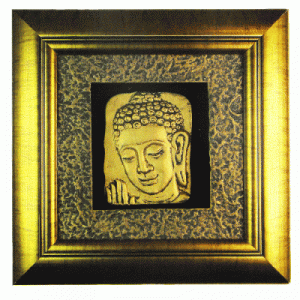 Sandstone Sculpture of Buddha face