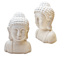 Buddha head (White)
