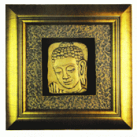 Sandstone Sculpture of Buddha face