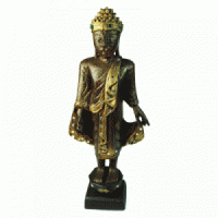 Buddha Statuette in brown robe