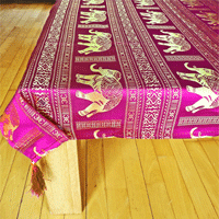 Table cover in  Dark Pink