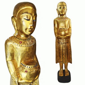 Buddha holding alms bowl (H102cm)