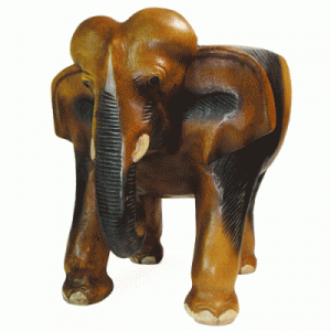 Solid Wood Elelphant Stool