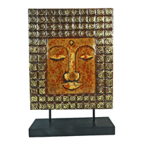 Buddha Face on stand