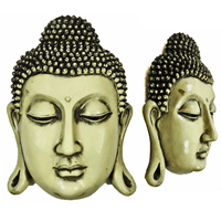 Resin Buddha face (Natural)
