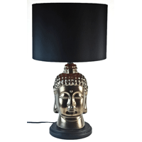 Buddha Head - Lamp and Shade