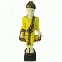 Buddha Statuette in yellow robe