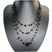 Necklace of Black Stones