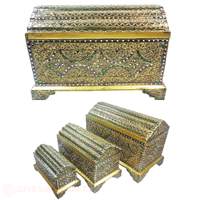Handcrafted Decorated Wooden Chests